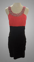 Evening Gown Large Pink and Black