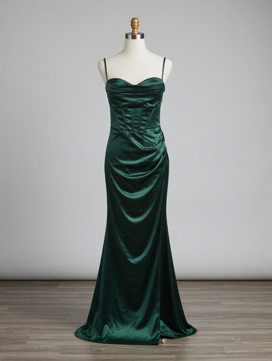 Evening Gown XL Dark Green