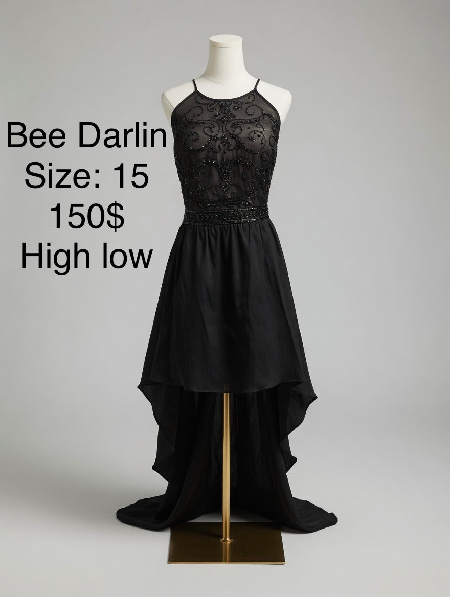 Bee Darlin Evening Gown 15 Black