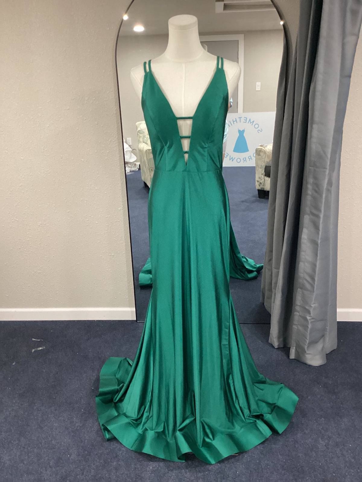 Fiesta fashion Evening Gown large Green