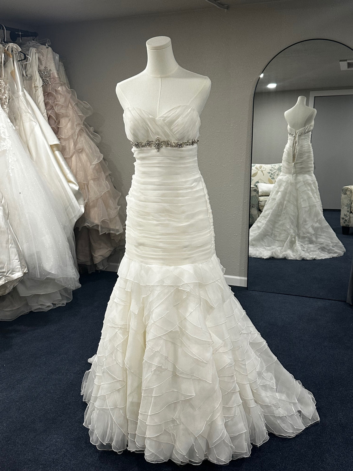Mori Lee Wedding Dress 12 White