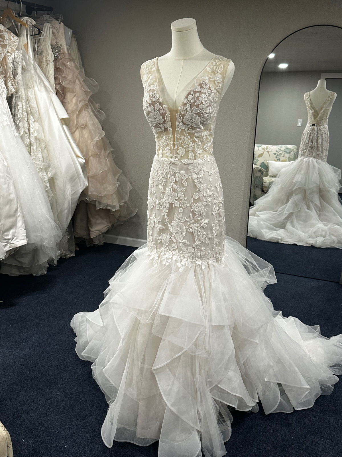 Justin alexander Wedding Dress 16 Ivory