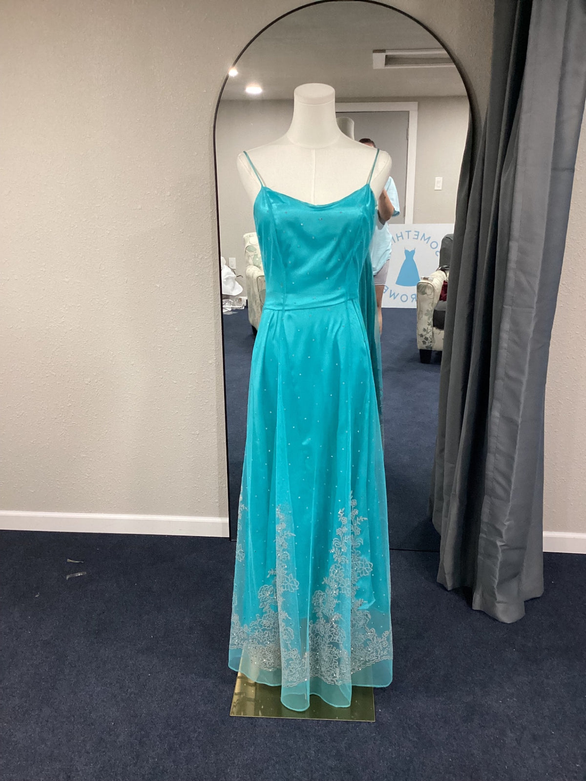 Morgan and Co Evening Gown 5/6 Turquoise