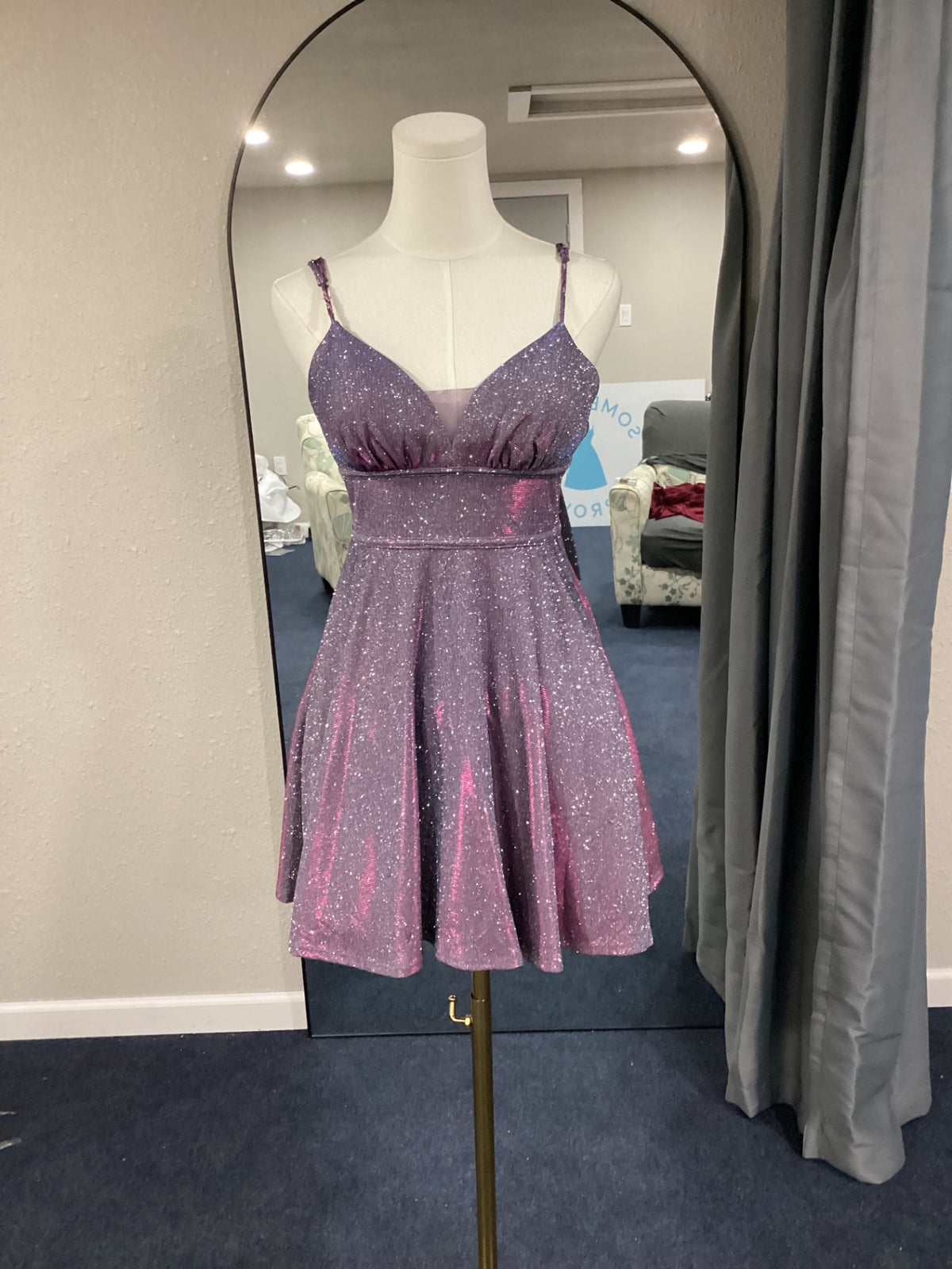 City Vibe Evening Gown 3 Purple