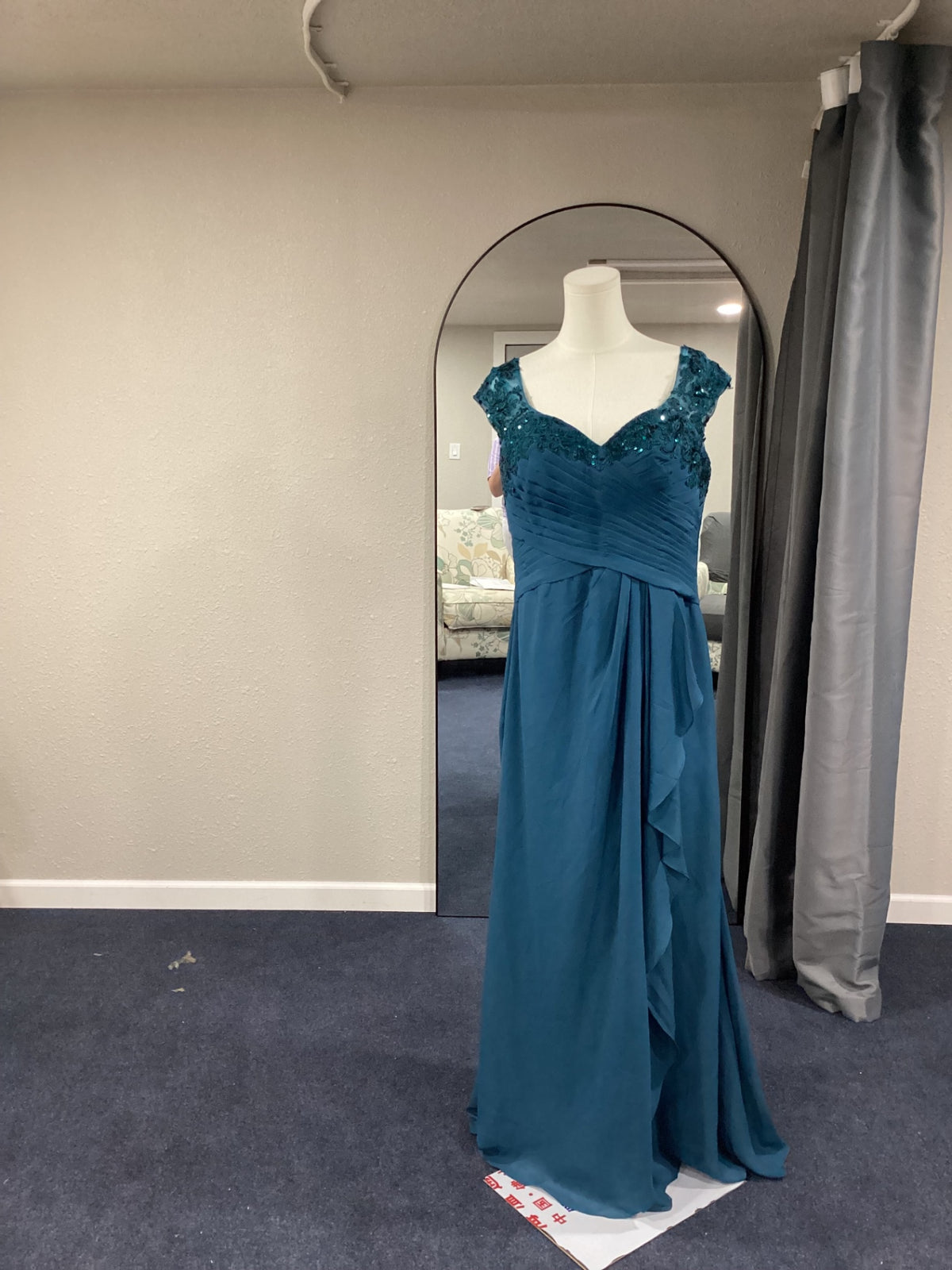 Evening Gown 14 Teal