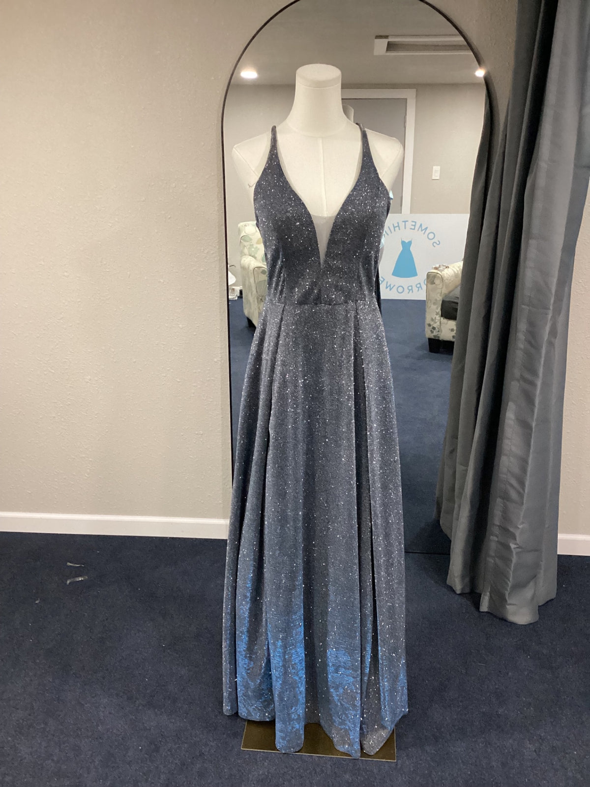 My Michelle Evening Gown 7 Silver