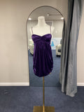 City Triangle Evening Gown Medium Purple