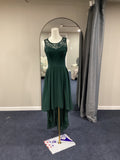 Dressy Star Evening Gown small Dark Green