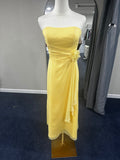 David’s bridal Evening Gown 4 Yellow