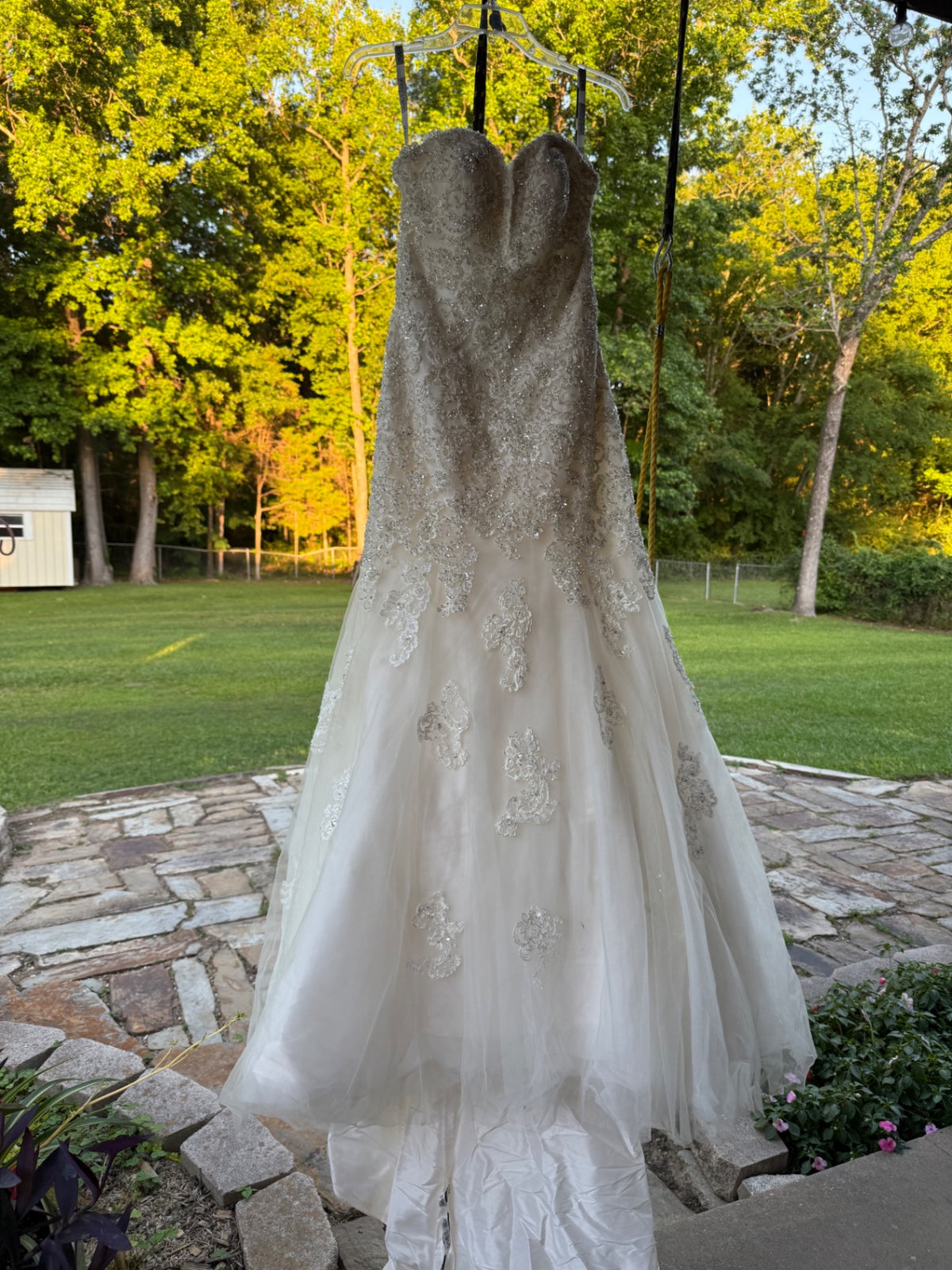 David Tutera Wedding Dress 6 Ivory/White