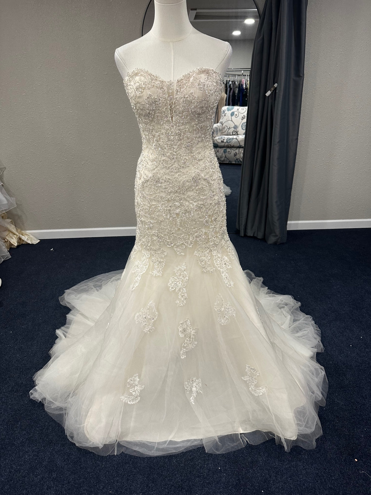 David Tutera Wedding Dress 6 Ivory/White