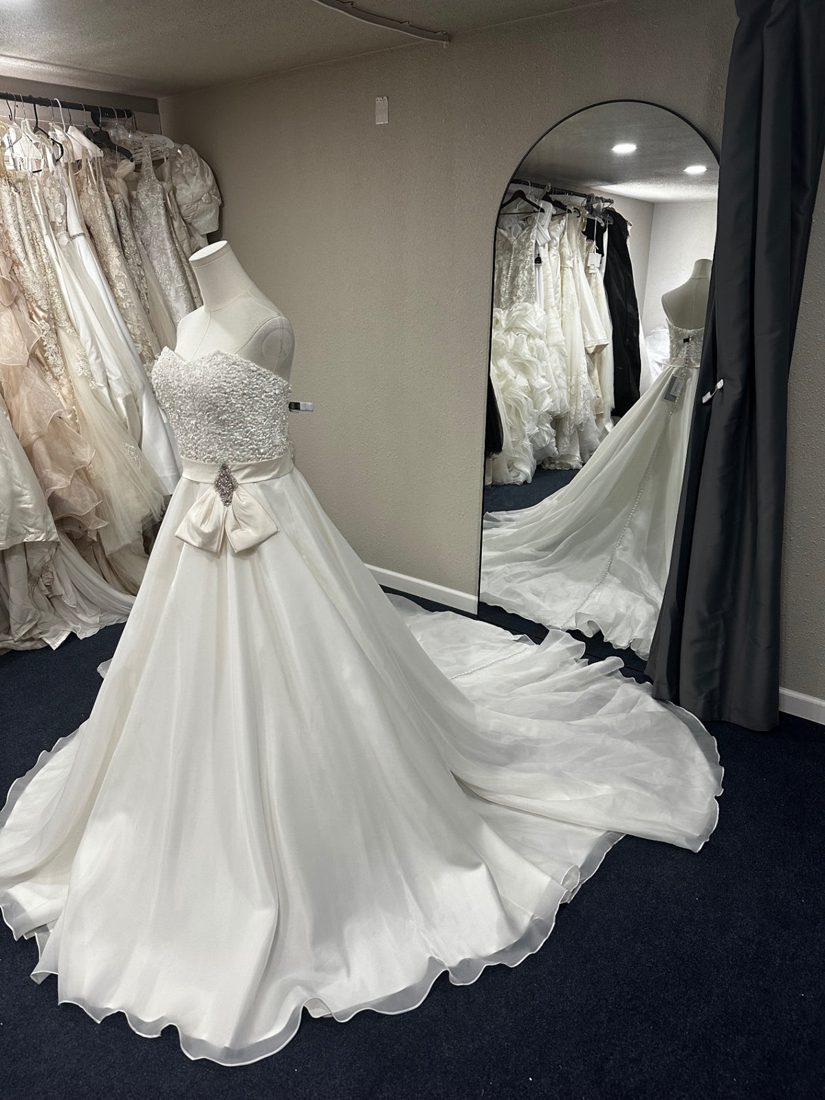 Justin Alexander Wedding Dress 12 White