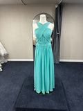 David’s bridal Evening Gown 4 and 6 Turquoise