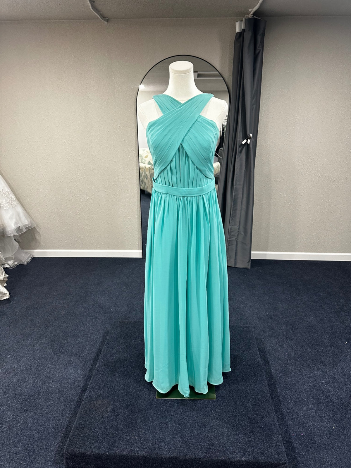 David’s bridal Evening Gown 4 and 6 Turquoise