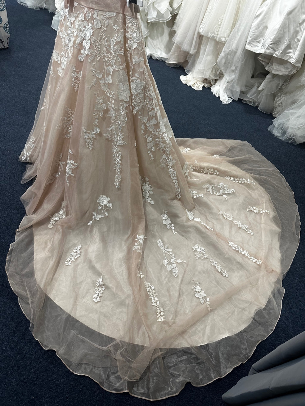 David Tutera Wedding Dress 20 Beige/Nude/ blush
