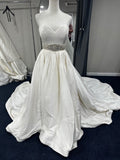Justin alexander Wedding Dress 10 Ivory