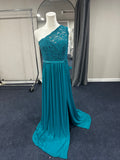 Davids bridal Evening Gown 10 Teal