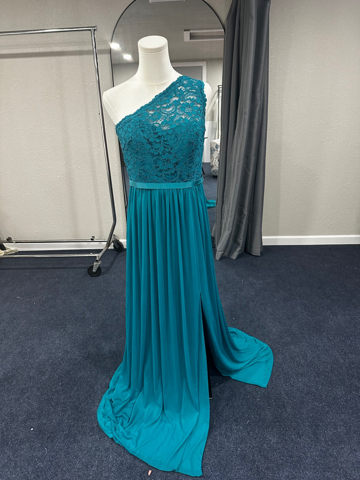 Davids bridal Evening Gown 10 Teal