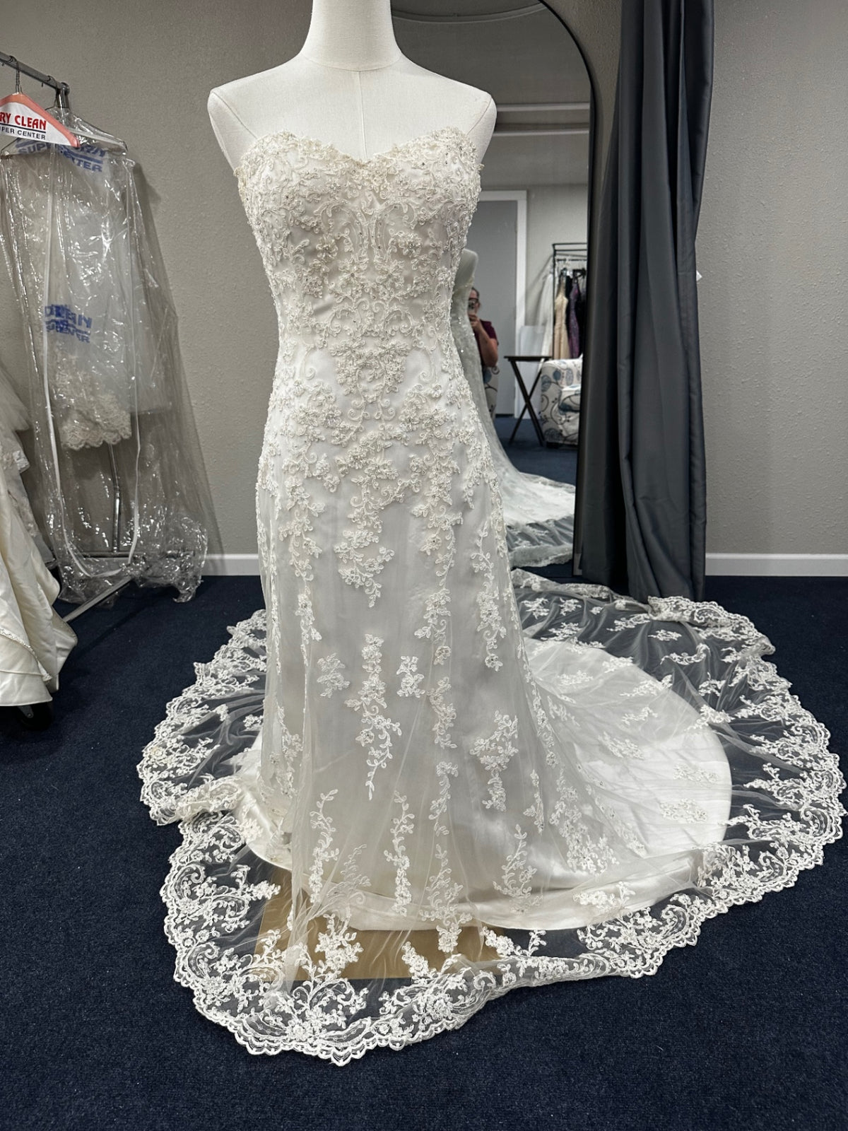 Maggie Sottero Wedding Dress 10 Ivory/Beige