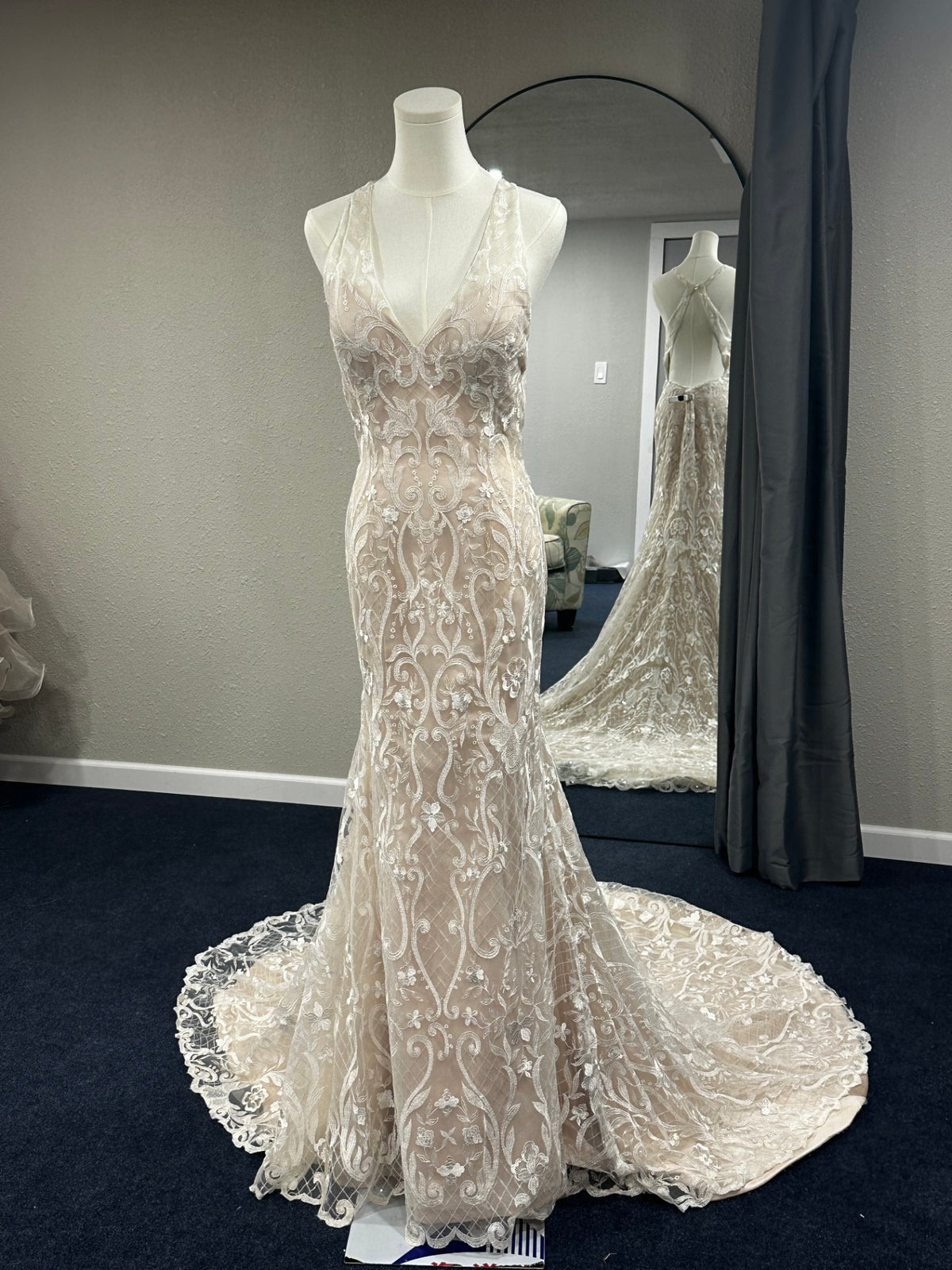 Moonlight Wedding Dress 10 Ivory/Nude
