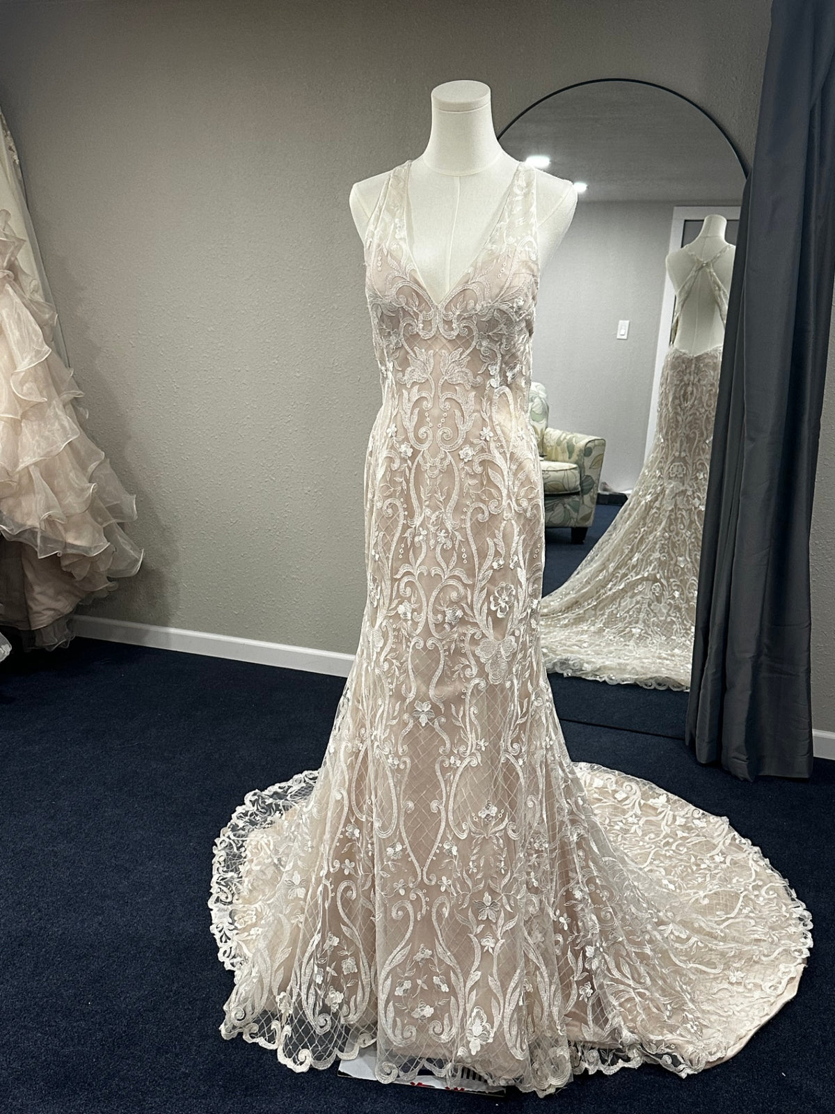 Moonlight Wedding Dress 10 Ivory/Nude