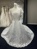 Michelangelo Wedding Dress | Size 14 White