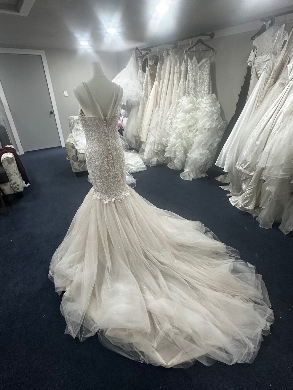 Madison James Wedding Dress 10 Ivory/Beige
