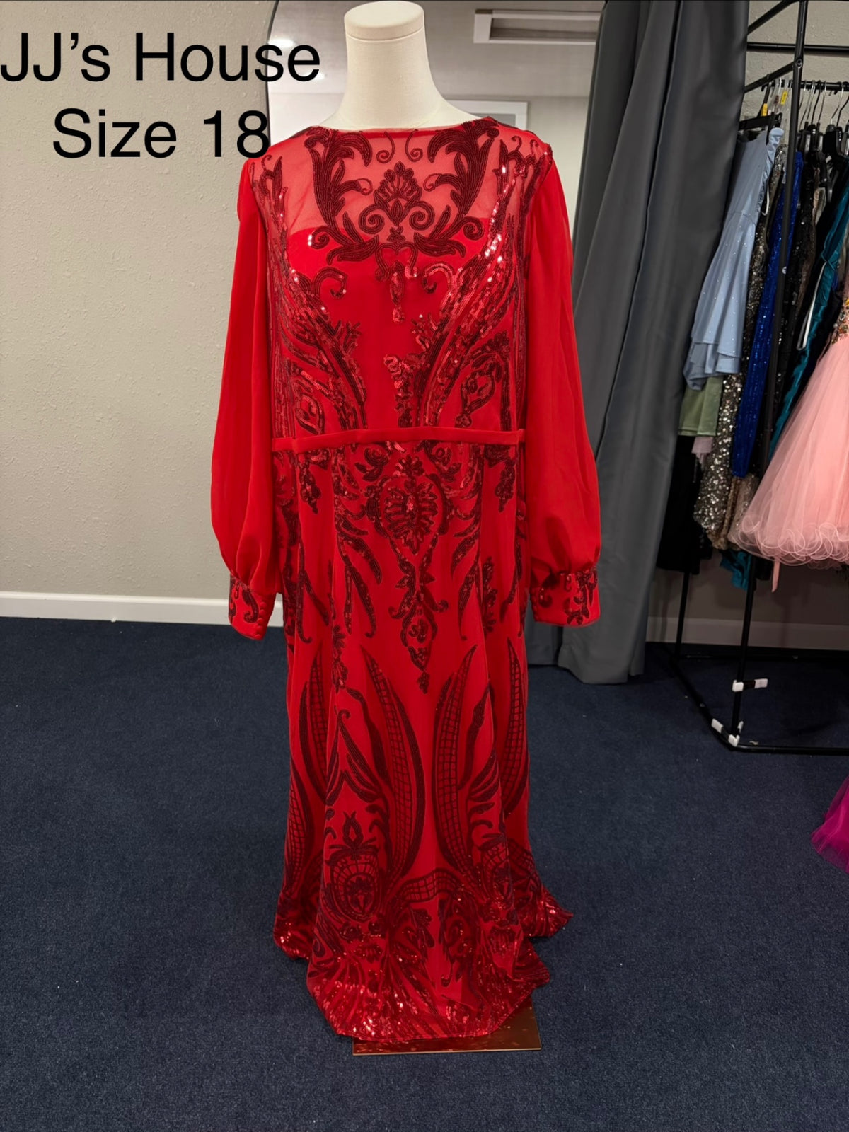 JJs House Size 18 Red