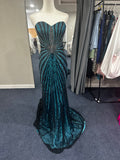 Alyce Paris Size 6 Black and teal