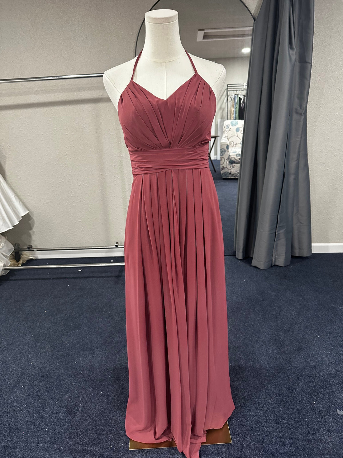 Azazie Size 4 Dusty Rose