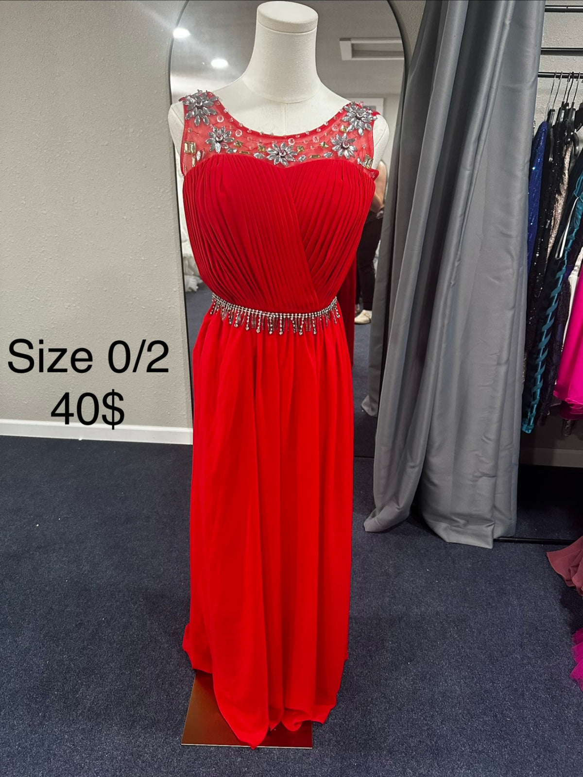 Size 0/2 Red